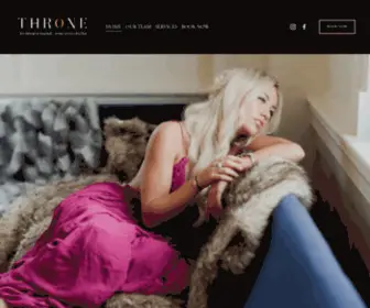 Thronehairsalon.com(Throne Hair Salon) Screenshot