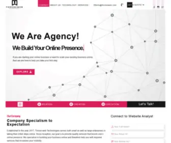 Throneweb.com(Edge of Creativity) Screenshot