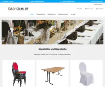 Thronstuhl.de(Stapelstühle) Screenshot