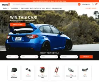 Throtl.com(Premium Performance Parts for Cars and Trucks) Screenshot