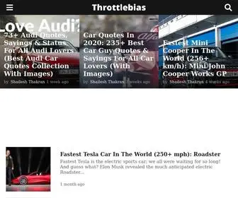 Throttlebias.com(Throttlebias) Screenshot