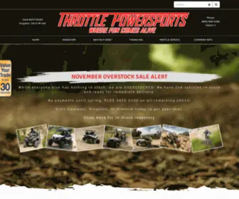 Throttlekingston.com(Throttle Powersports) Screenshot