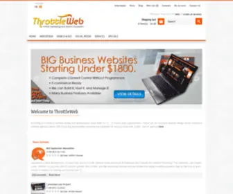 Throttleweb.com(Web Design) Screenshot