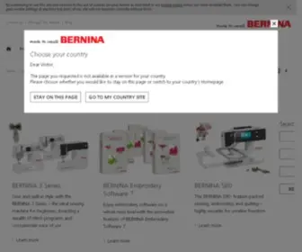 Throughtheneedle.com(Through the Needle Online Magazine from BERNINA) Screenshot