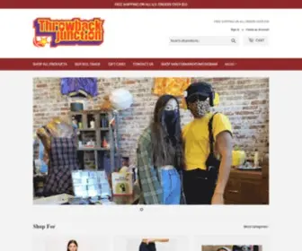 Throwbackjunction.com(Throwback Junction) Screenshot