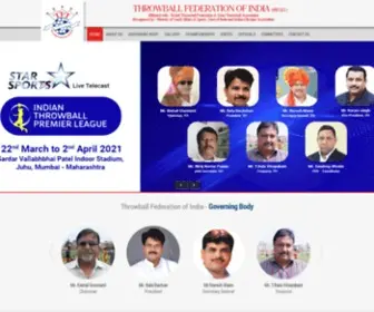 Throwballfederationofindia.in(Throwball federation of India and Naresh Mann) Screenshot