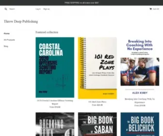 Throwdeeppublishing.com(Throw Deep Publishing) Screenshot