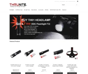 Thrunite.com(ThruNite LED Flashlight) Screenshot