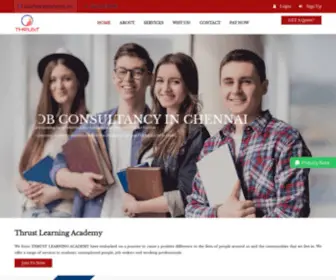 Thrustlearning.com(Job Consultancy in Chennai) Screenshot