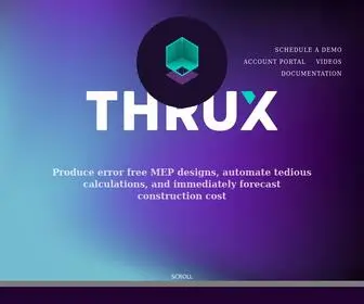 Thrux.io(The MEP Design Environment) Screenshot