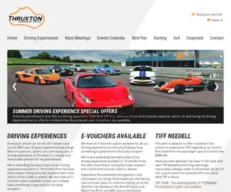 Thruxtonracing.co.uk(Thruxton Motorsport Centre) Screenshot