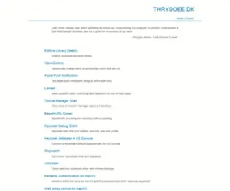 THRysoee.dk(Thrysoee) Screenshot