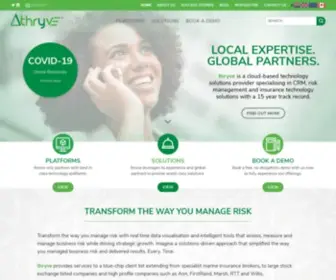 THRyve.com(Cloud Based Risk Management And Insurance Tools) Screenshot