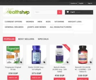 THS-Egypt.com(The health shop) Screenshot