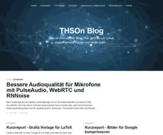 Thson.de(Dies ist mein kleiner Blog. Hier geht es um) Screenshot