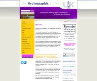 THS.org.uk(The Hydrographic Society UK) Screenshot