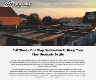 THTsteel.com.au(Structural Steel Fabrication) Screenshot