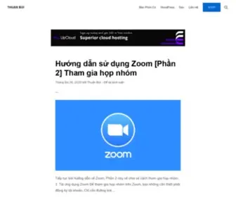 Thuanbui.me(Thuận Bùi) Screenshot