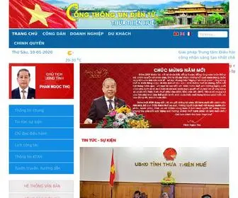 Thuathienhue.gov.vn(Cổng) Screenshot