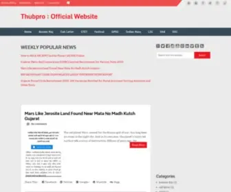 Thubpro.com(Official Website Thubpro) Screenshot