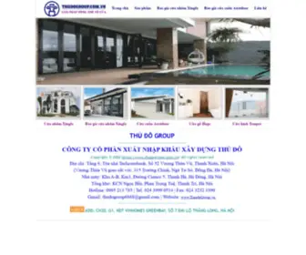 Thudogroup.com.vn(CỬA NHÔM XINGFA) Screenshot