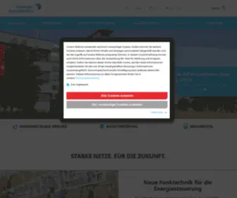 Thueringer-Energienetze.com(Dokument verschoben) Screenshot