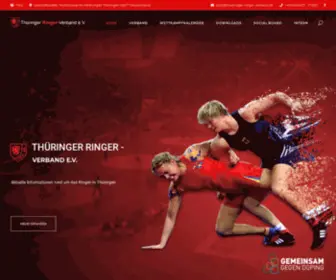 Thueringer-Ringer-Verband.de(Thüringer) Screenshot