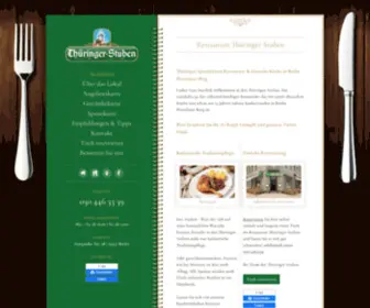 Thueringer-Stuben.de(Restaurant) Screenshot