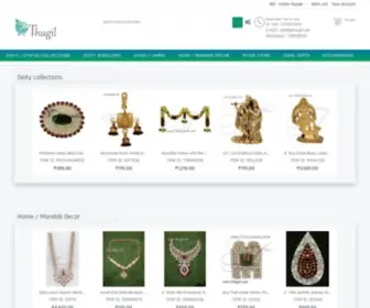 Thugil.com(Thugil Traditional and Ethnic Online Shopping) Screenshot