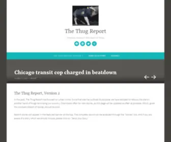 Thugreport.com(The Thug Report) Screenshot