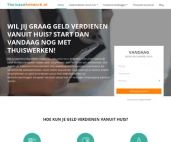 Thuisaanhetwerk.nl(Werken vanuit huis) Screenshot