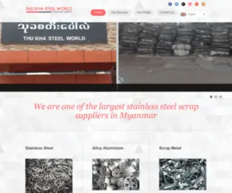 ThukhasteelWorld.com(Thu Kha Steel World) Screenshot