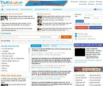 Thukyluat.vn(Công cụ tra cứu văn bản pháp luật Việt Nam bao gồm) Screenshot