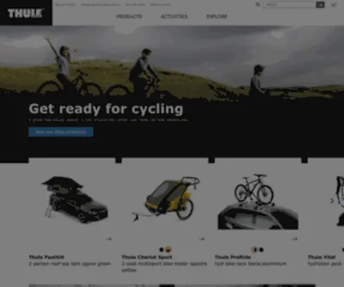 Thule.co.nz(Bring your life) Screenshot