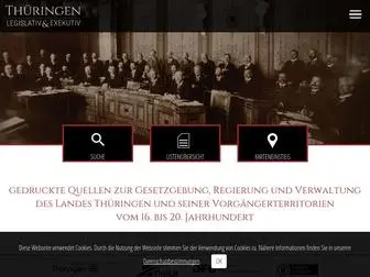 Thulex.de(Thüringen legislativ & exekutiv) Screenshot