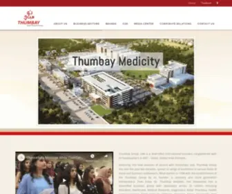 Thumbay.com(The Largest Healthcare Provider in UAE) Screenshot