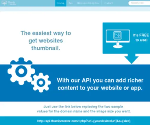 Thumbcreator.com(ThumbCreator) Screenshot