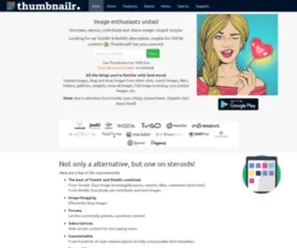 Thumbnailr.com(Image enthusiasts united) Screenshot