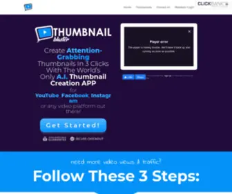 Thumbnailsblaster.com(Thumbnail Blaster) Screenshot