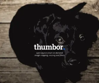 Thumbor.org(Open-source smart on-demand image cropping, resizing and filters) Screenshot