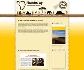 Thumbsupafrica.org(Thumbs Up Africa) Screenshot