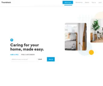 Thumbtack.com(Care for Your Home) Screenshot