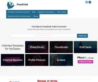 Thumbtube.com(Create Big YouTube Thumbnails for Facebook) Screenshot