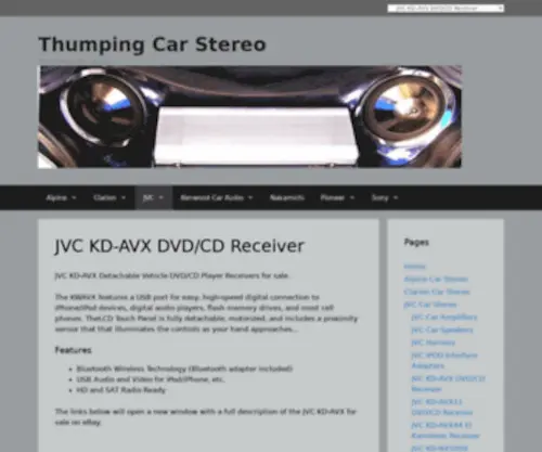 Thumpingcarstereo.com(Thumping Car Stereo) Screenshot