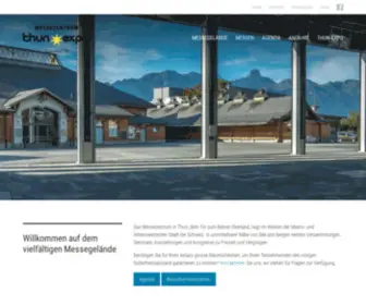 Thun-Expo.ch(Messezentrum Thun) Screenshot