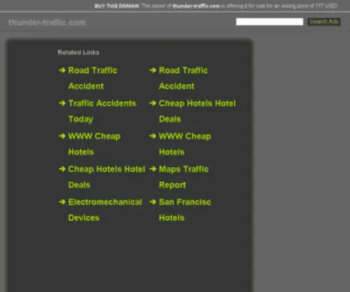 Thunder-Traffic.com(Thunder Traffic) Screenshot