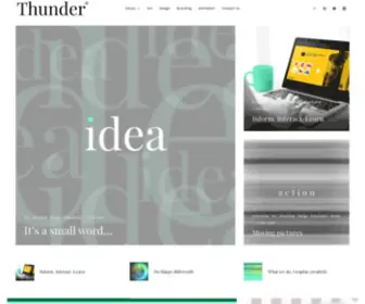 Thunder.co.uk(Homepage) Screenshot