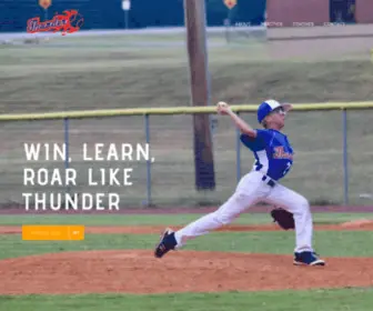 Thunderbaseballtn.com(Thunder Baseball) Screenshot