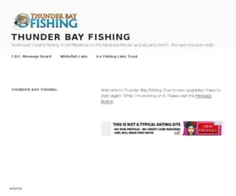 Thunderbayfishing.com(Thunder Bay Fishing) Screenshot