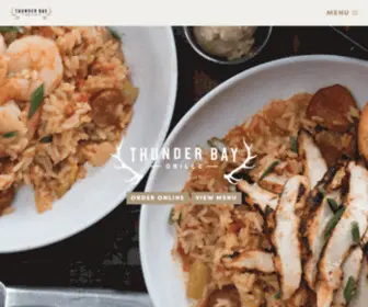 Thunderbaygrille.com(Thunder Bay Grille) Screenshot